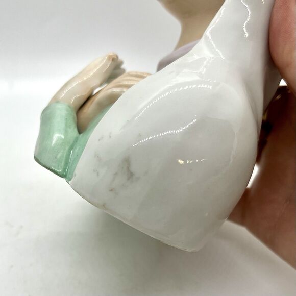 Nippon Yoko Boeki Madonna Virgin Mary Head Busy Porcelain Figurine - Picture 7 of 8